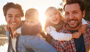 A same sex male couple interested in surrogacy