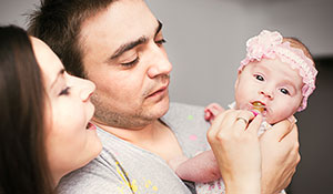 A heterosexual couple interested in surrogacy
