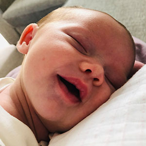 Gorgeous Theodora Rose arrived safe and sound