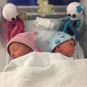Gorgeous Luna and Elliot arrived safe and sound