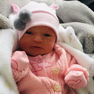 Beautiful Callie arrived safe and sound