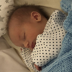 Gorgeous baby Daxton arrived safe and sound