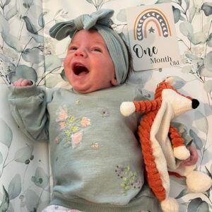 Our little miracle baby, Lucia